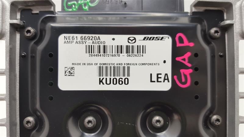 2007 MAZDA MAZDA MX-5 MIATA 07-08 Amplifier W/o Hard Top; ID
