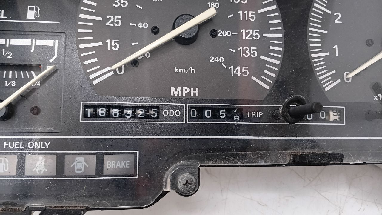 1989 NISSAN 300ZX 87-89 Analog; US (head Only) GL Speedometer Head