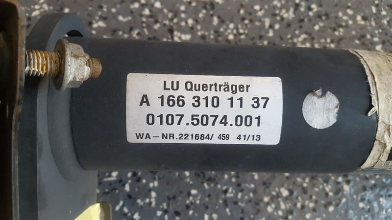 MERCEDES-BENZ MERCEDES GLS-CLASS 2017 166 Type GLS450 Bumper ...